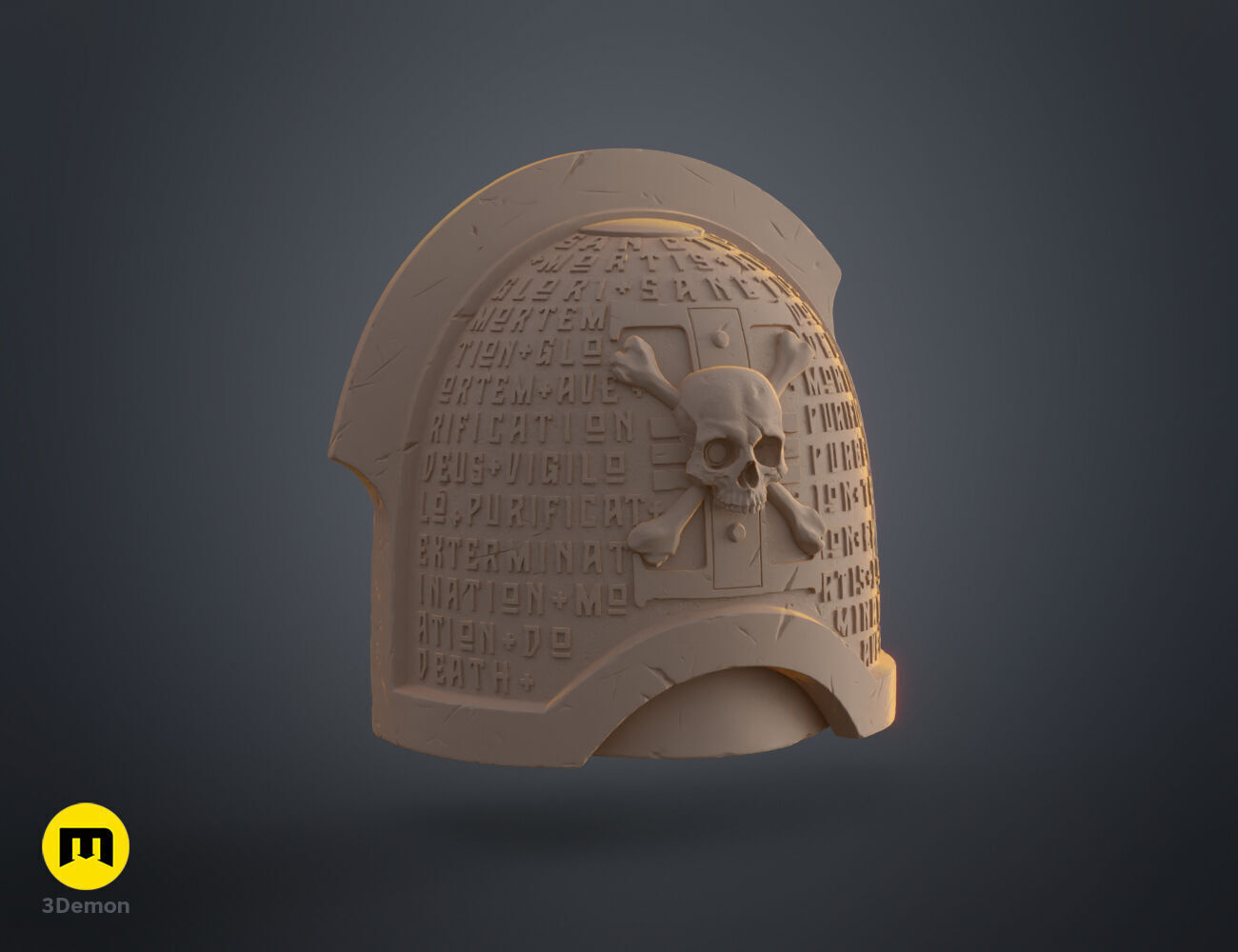 Deathwatch Shoulder Pauldron 3D print model_16