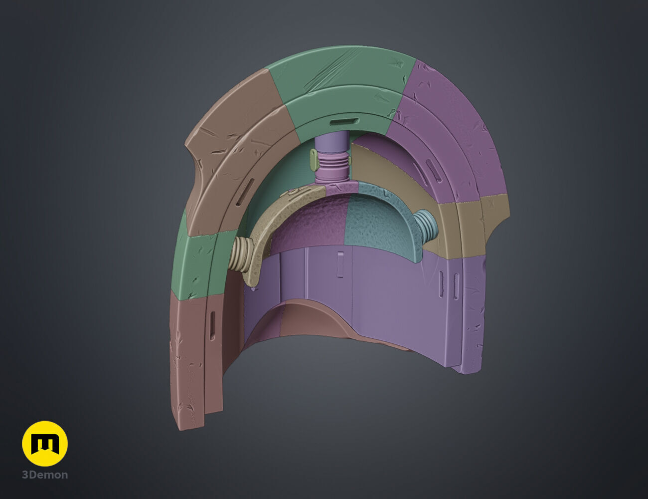 Deathwatch Shoulder Pauldron 3D print model_5