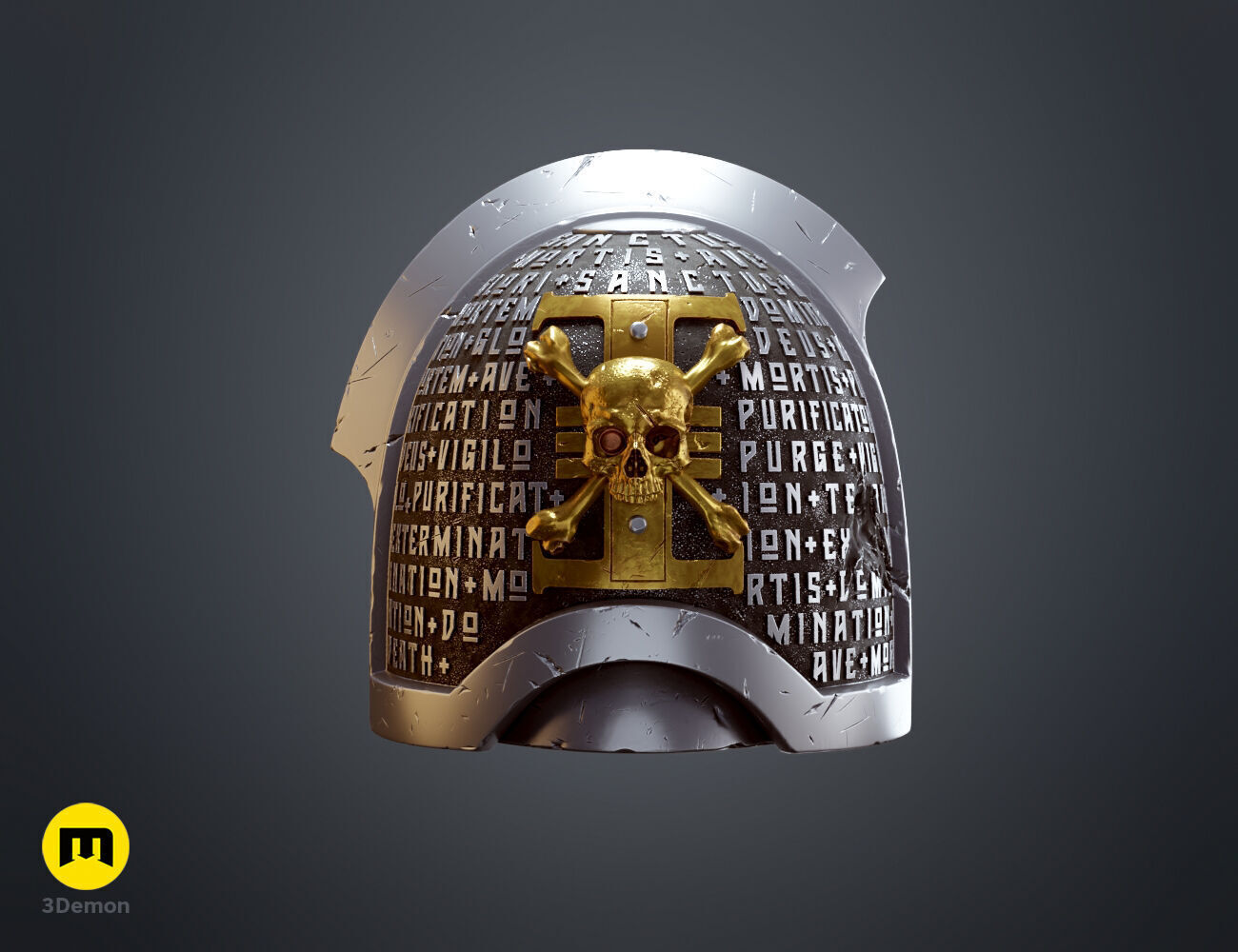 Deathwatch Shoulder Pauldron 3D print model_8