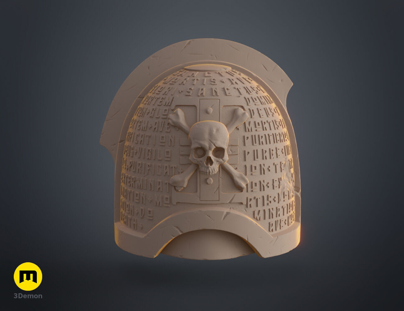 Deathwatch Shoulder Pauldron 3D print model_17