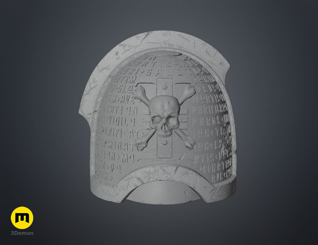 Deathwatch Shoulder Pauldron 3D print model_21