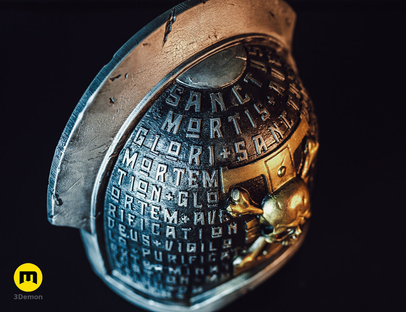 Deathwatch Shoulder Pauldron 3D print model_2