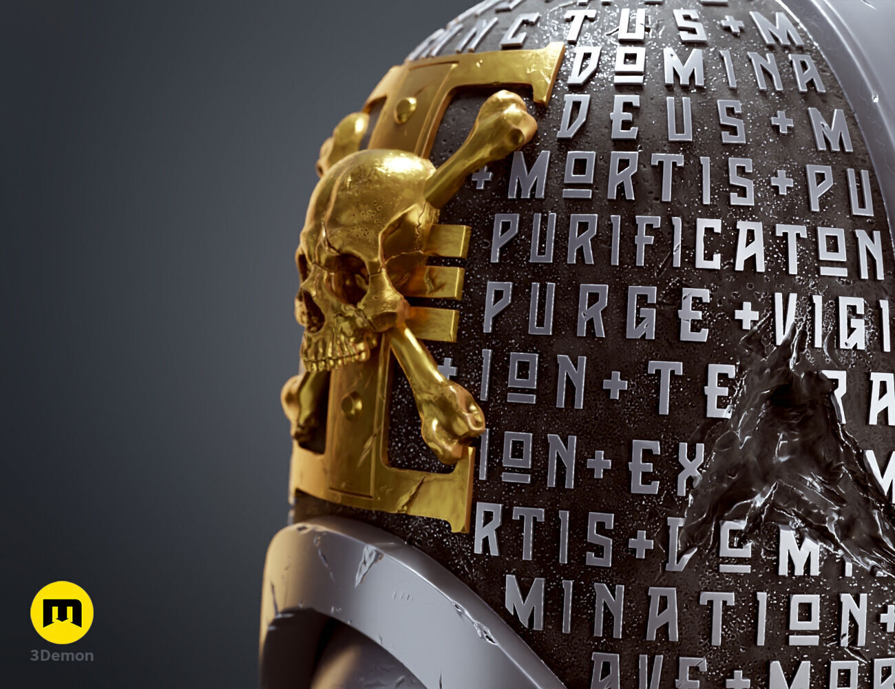 Deathwatch Shoulder Pauldron 3D print model_10