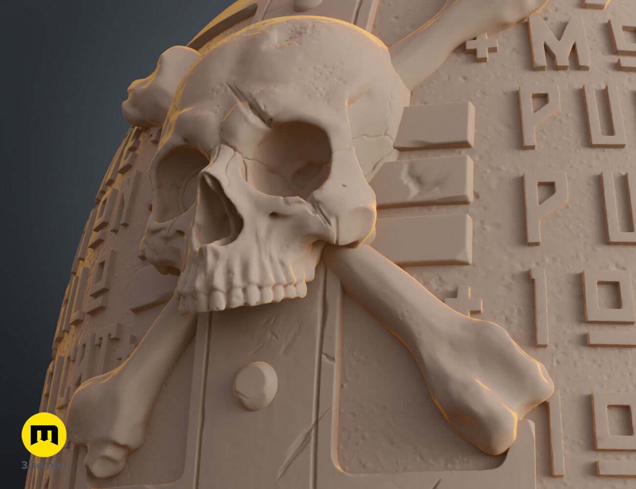 Deathwatch Shoulder Pauldron 3D print model_19