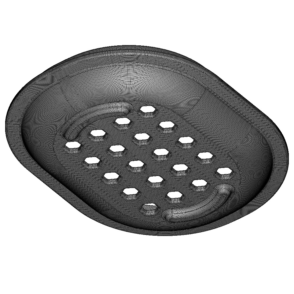 Exquisite Soap Dish 3D print model_7