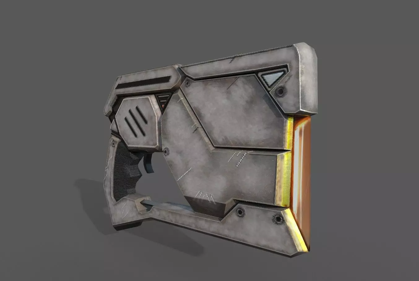 Cyber Pistol  3D model_0