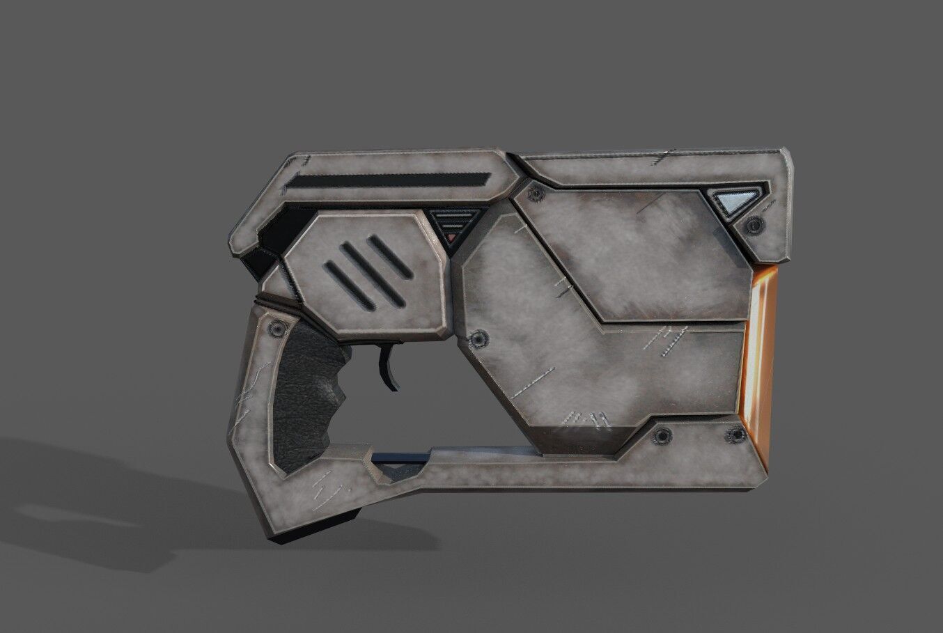 Cyber Pistol  3D model_1