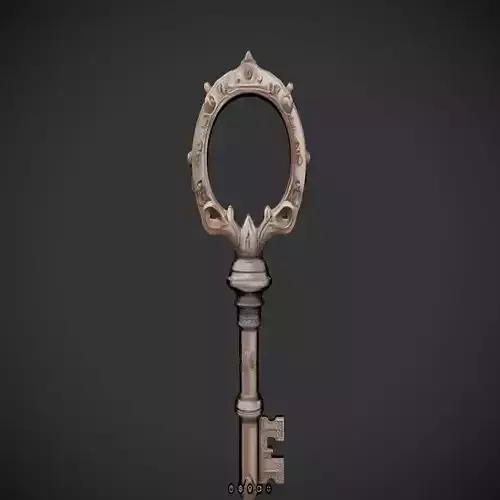 ornate antique key