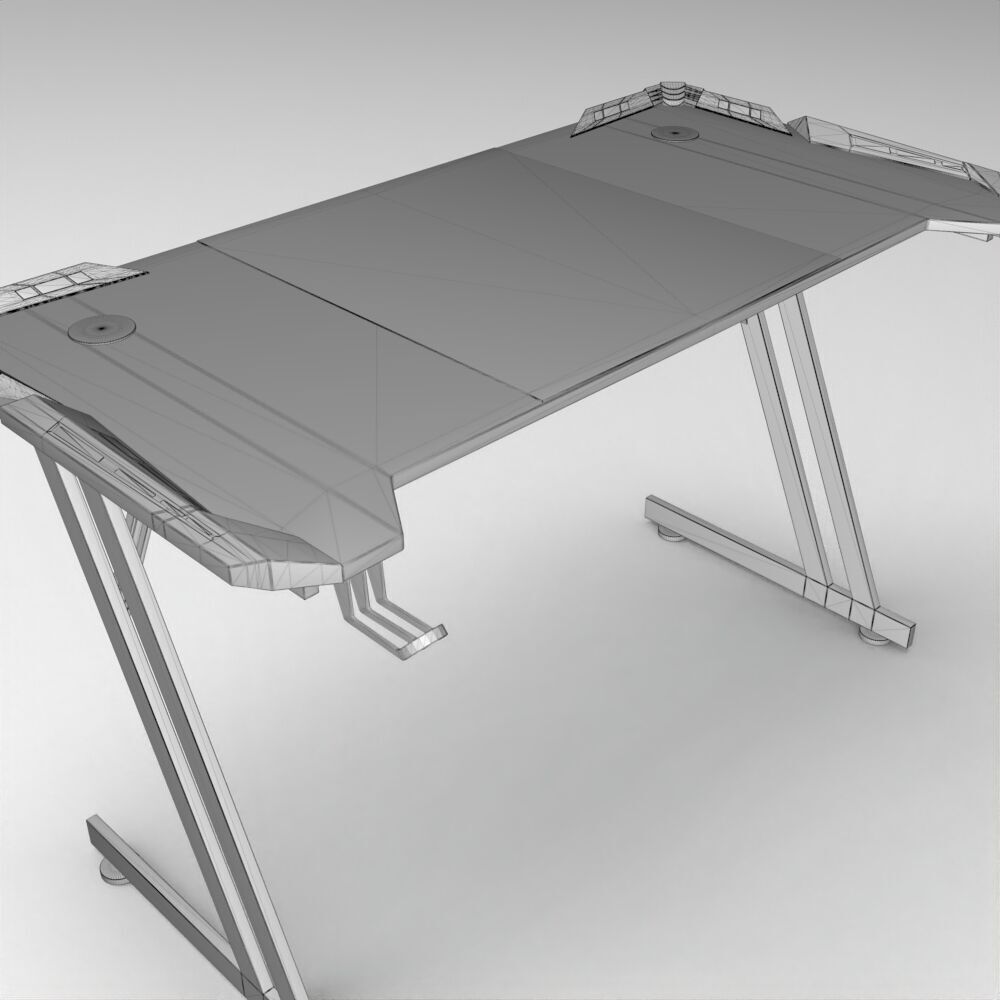 Table056 Low-poly 3D model_7