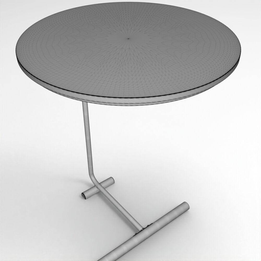 Table054 Low-poly 3D model_7