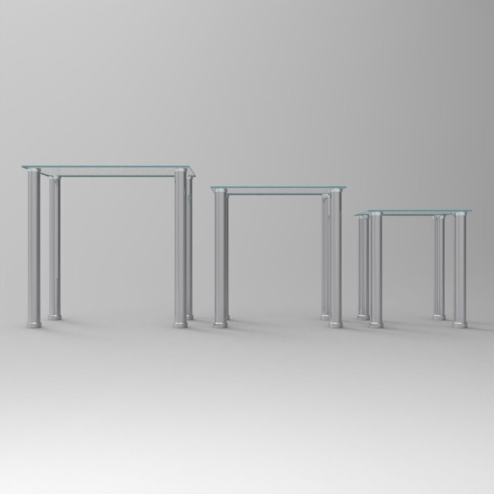 Table050 Low-poly 3D model_2