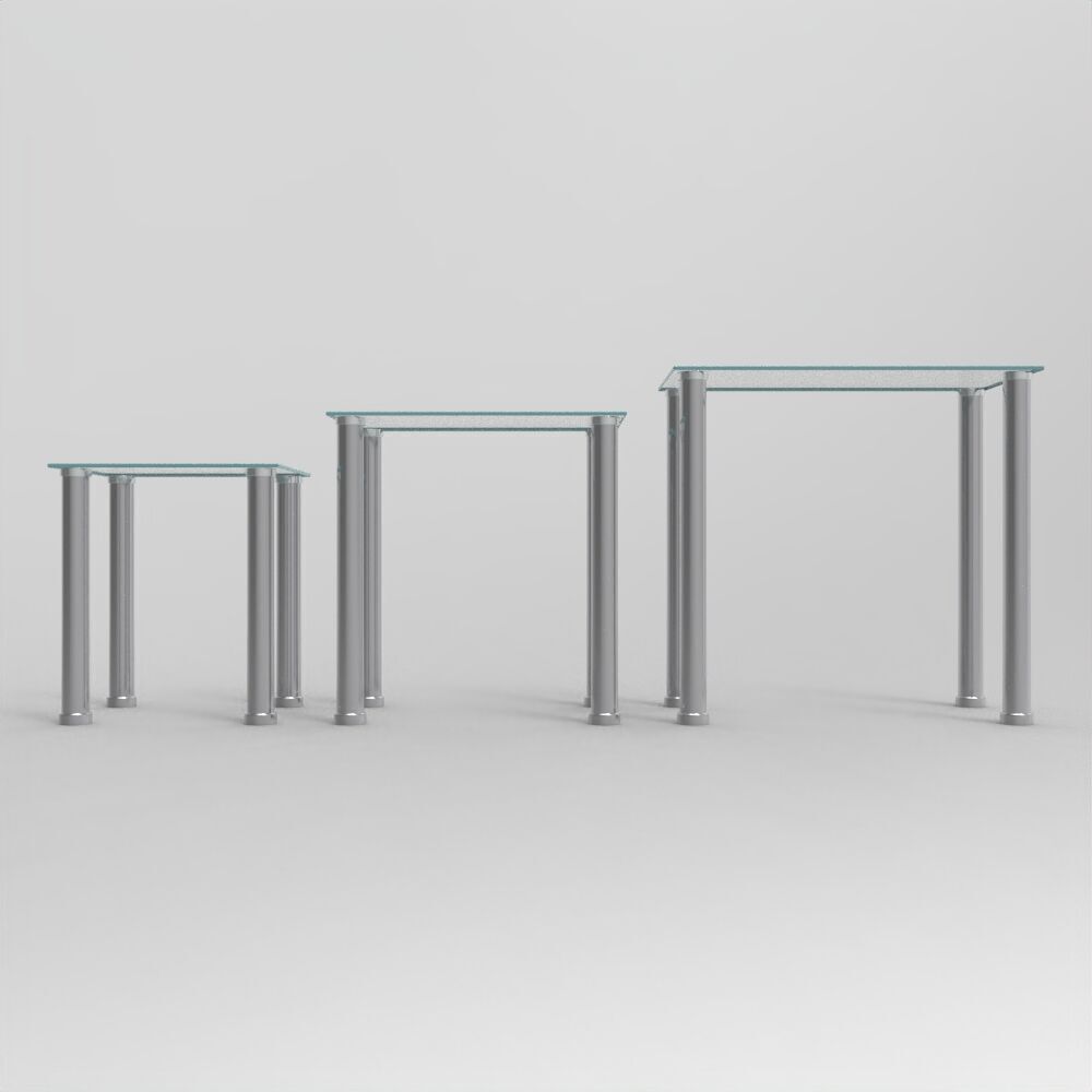 Table050 Low-poly 3D model_3