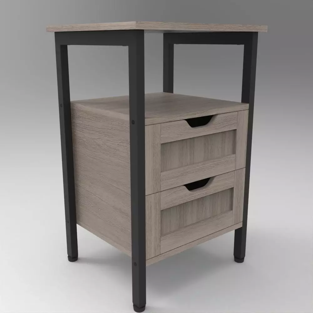 Table048 Low-poly 3D model_0