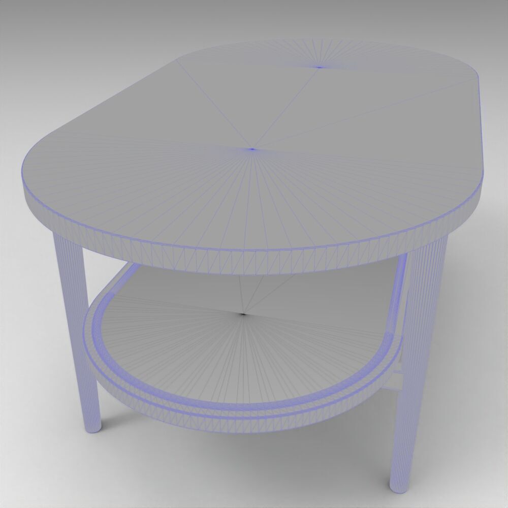 Table047 Low-poly 3D model_7