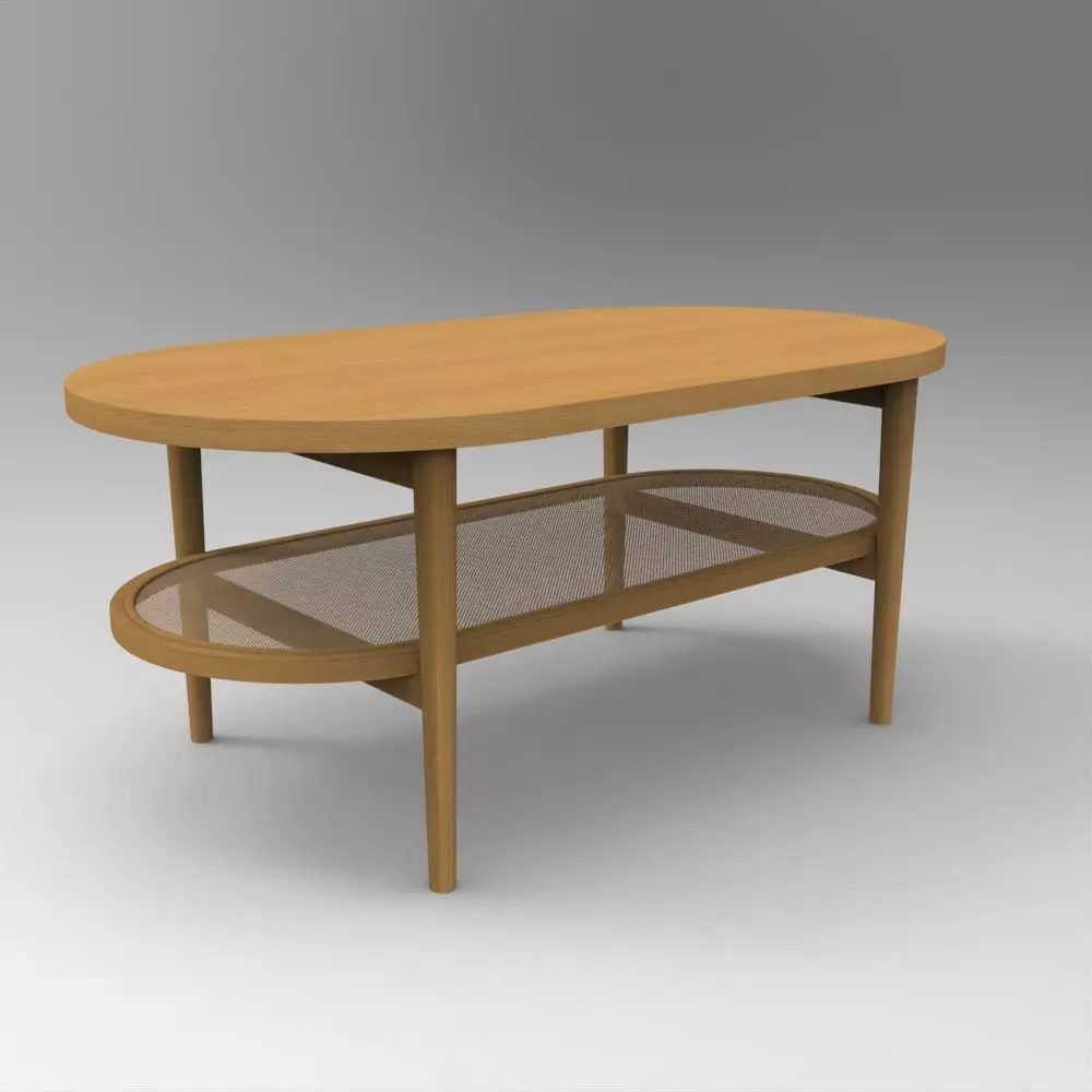 Table047 Low-poly 3D model_0
