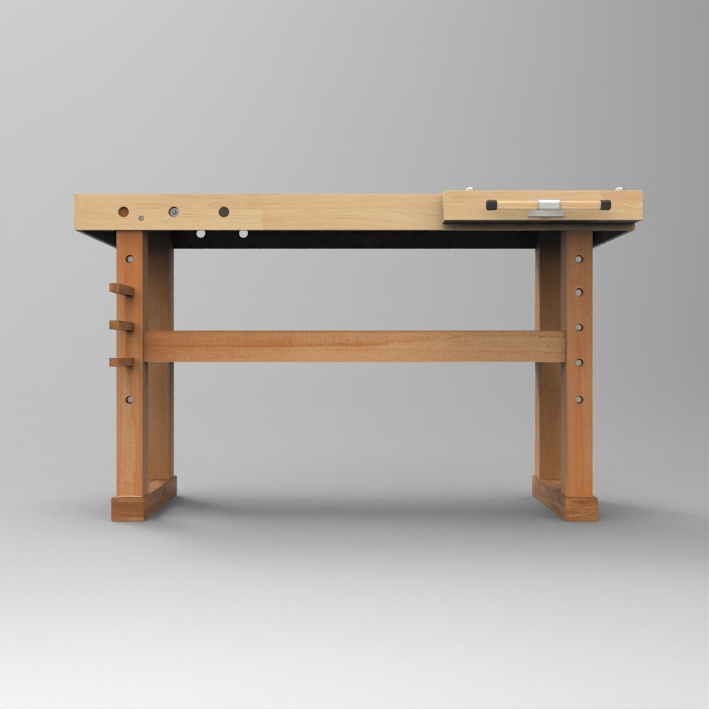 Table039 Low-poly 3D model_3
