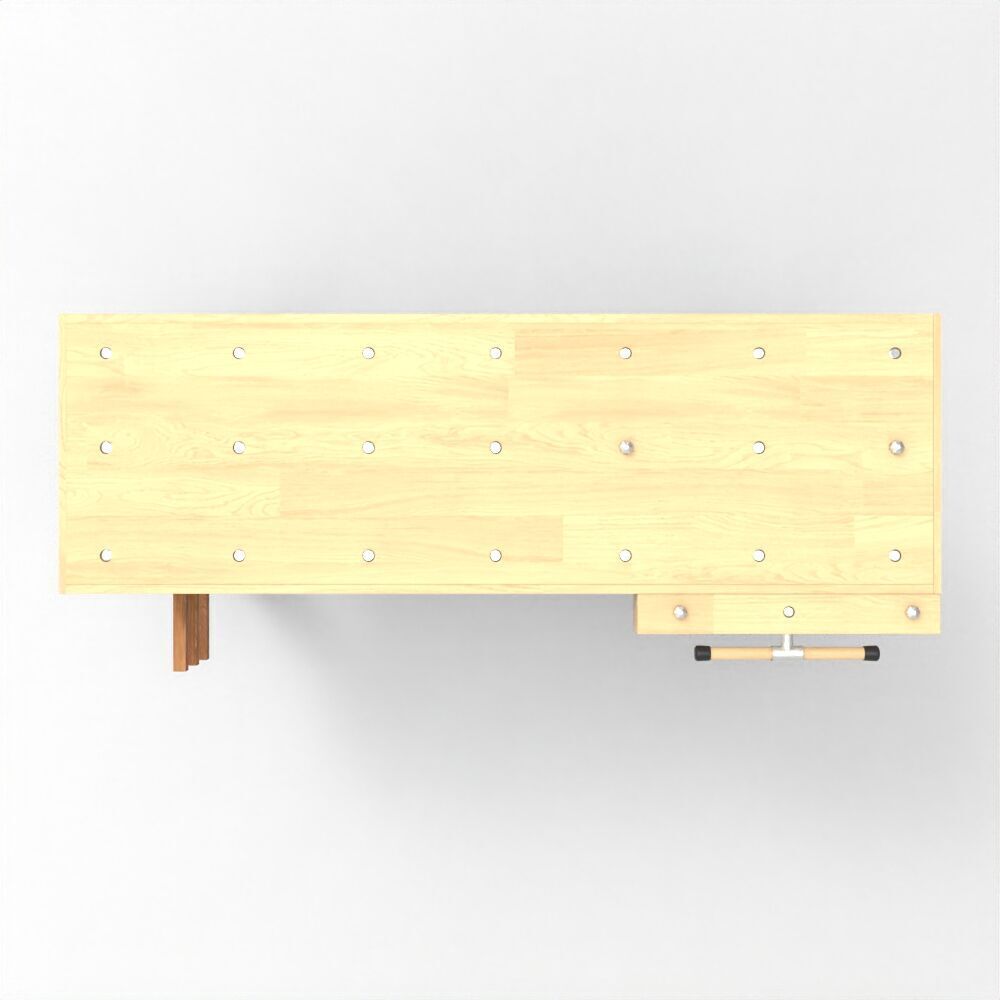 Table039 Low-poly 3D model_7