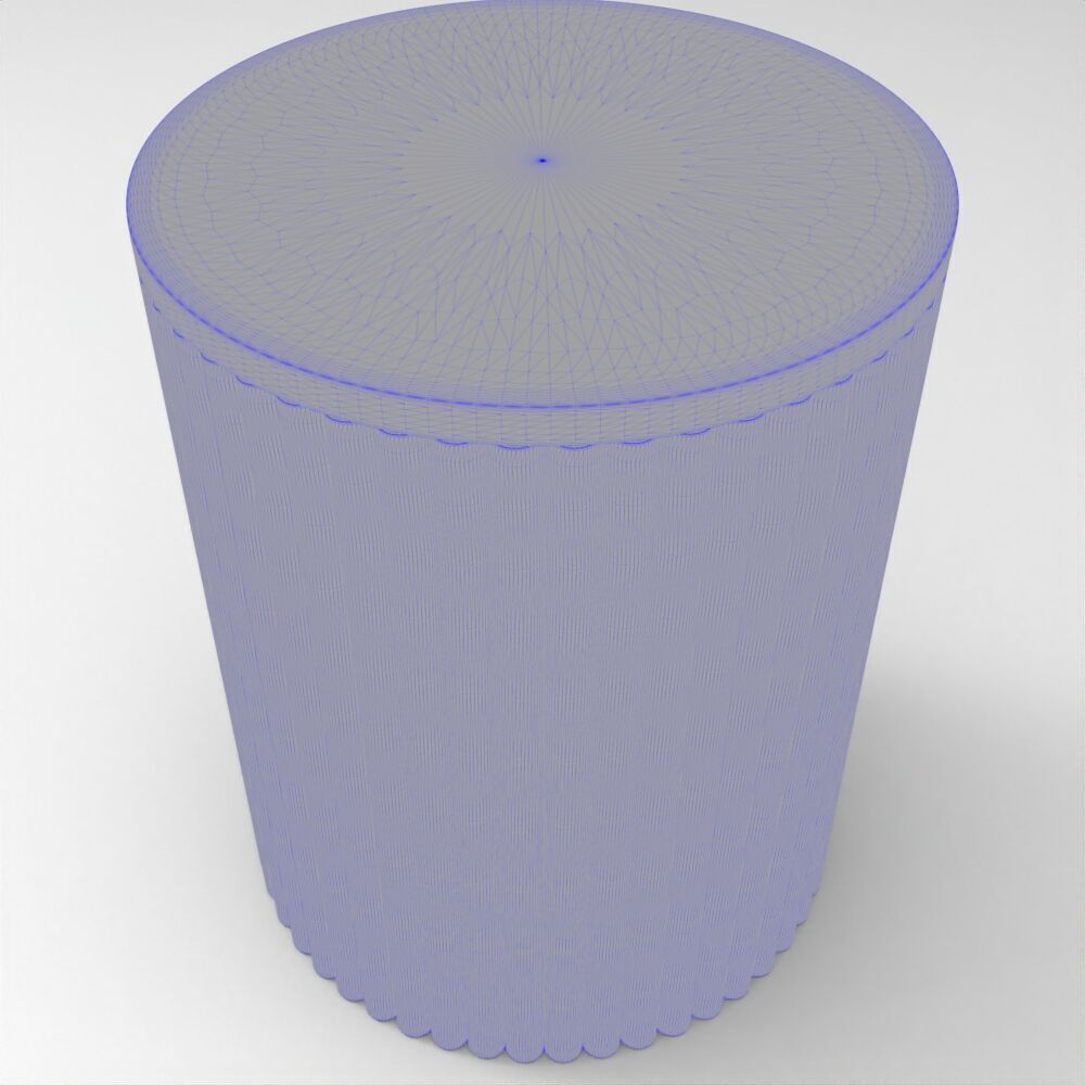 Table034 Low-poly 3D model_4