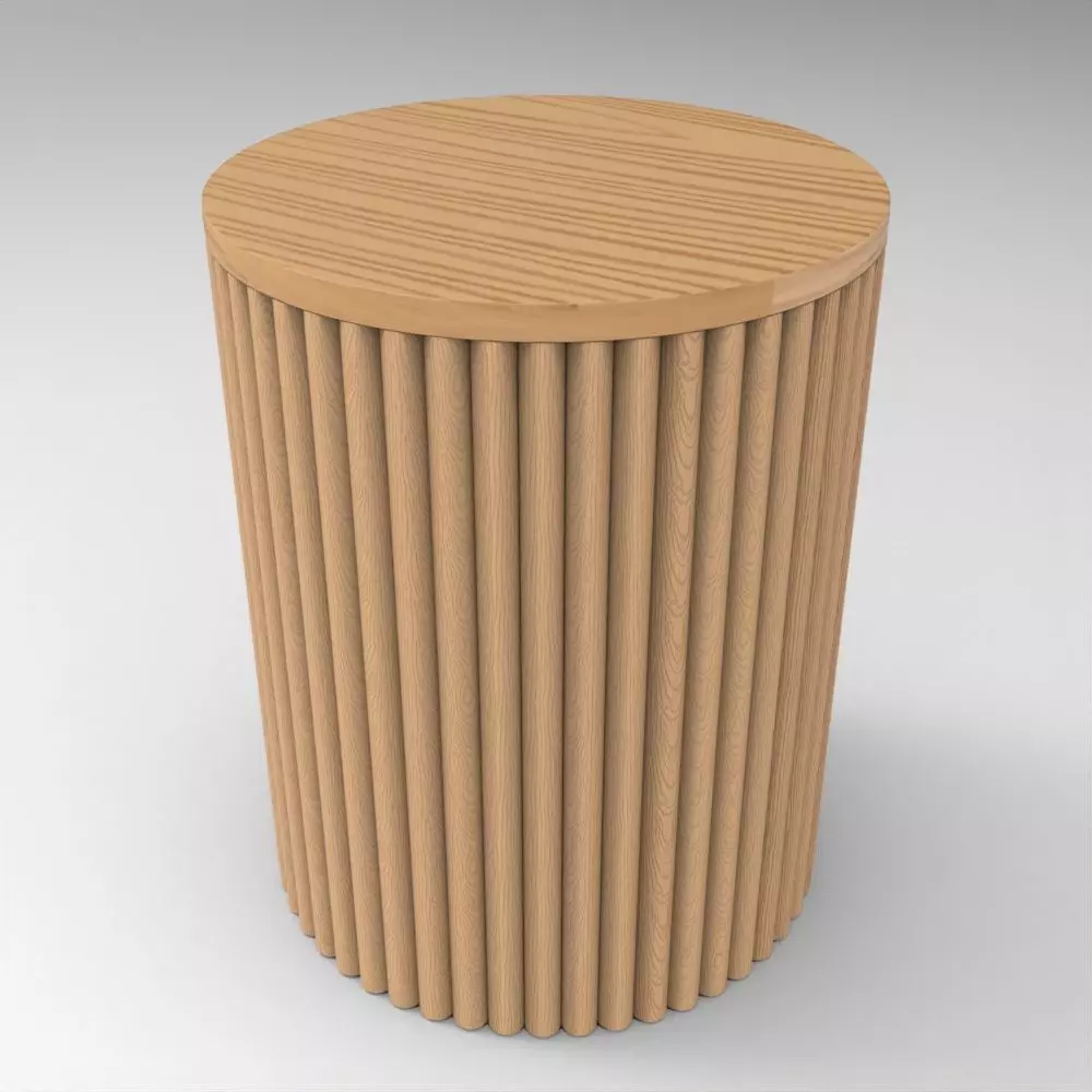 Table034 Low-poly 3D model_0