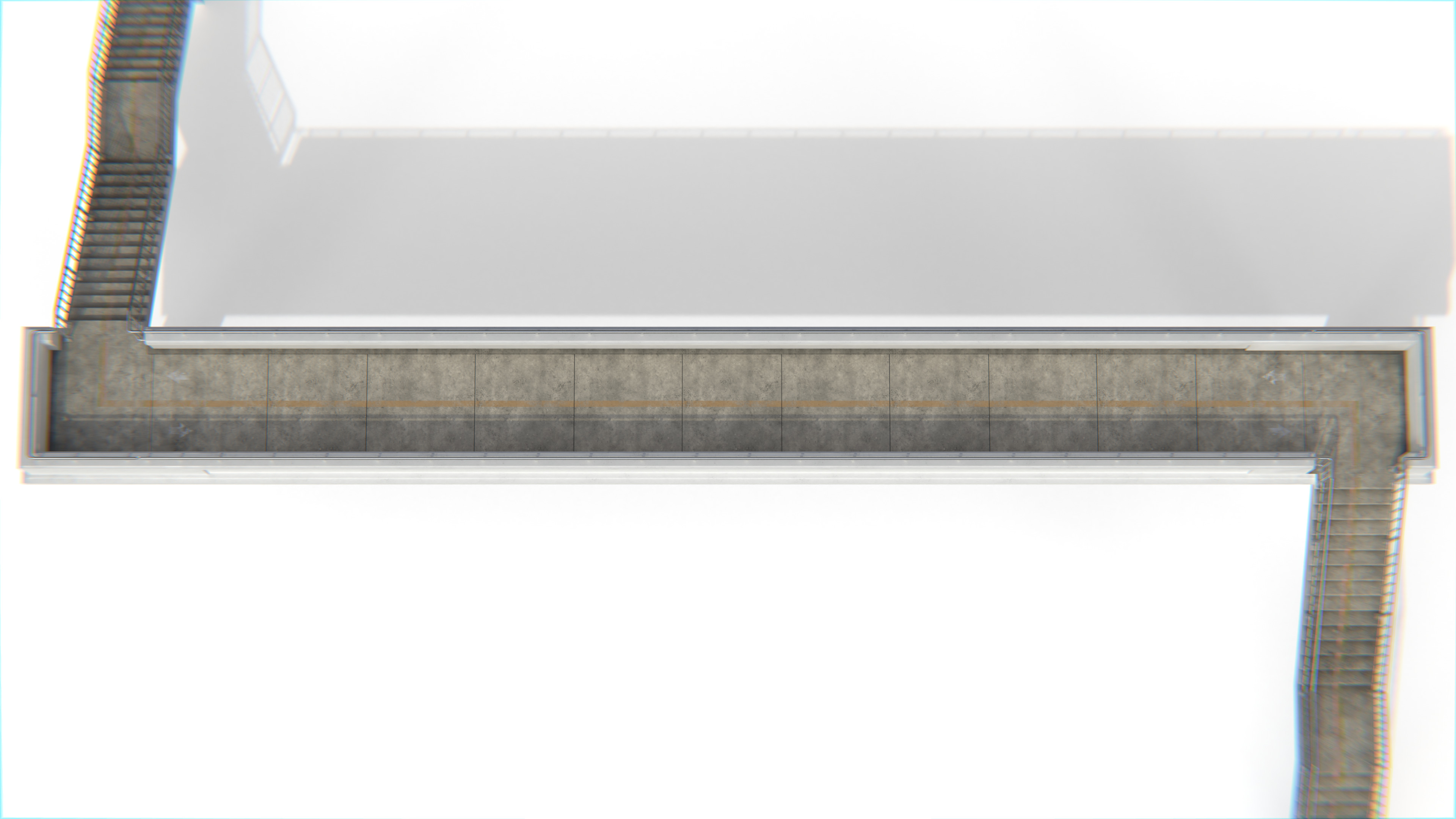 Thai Modular Overpass Bridge Low-poly 3D model_6