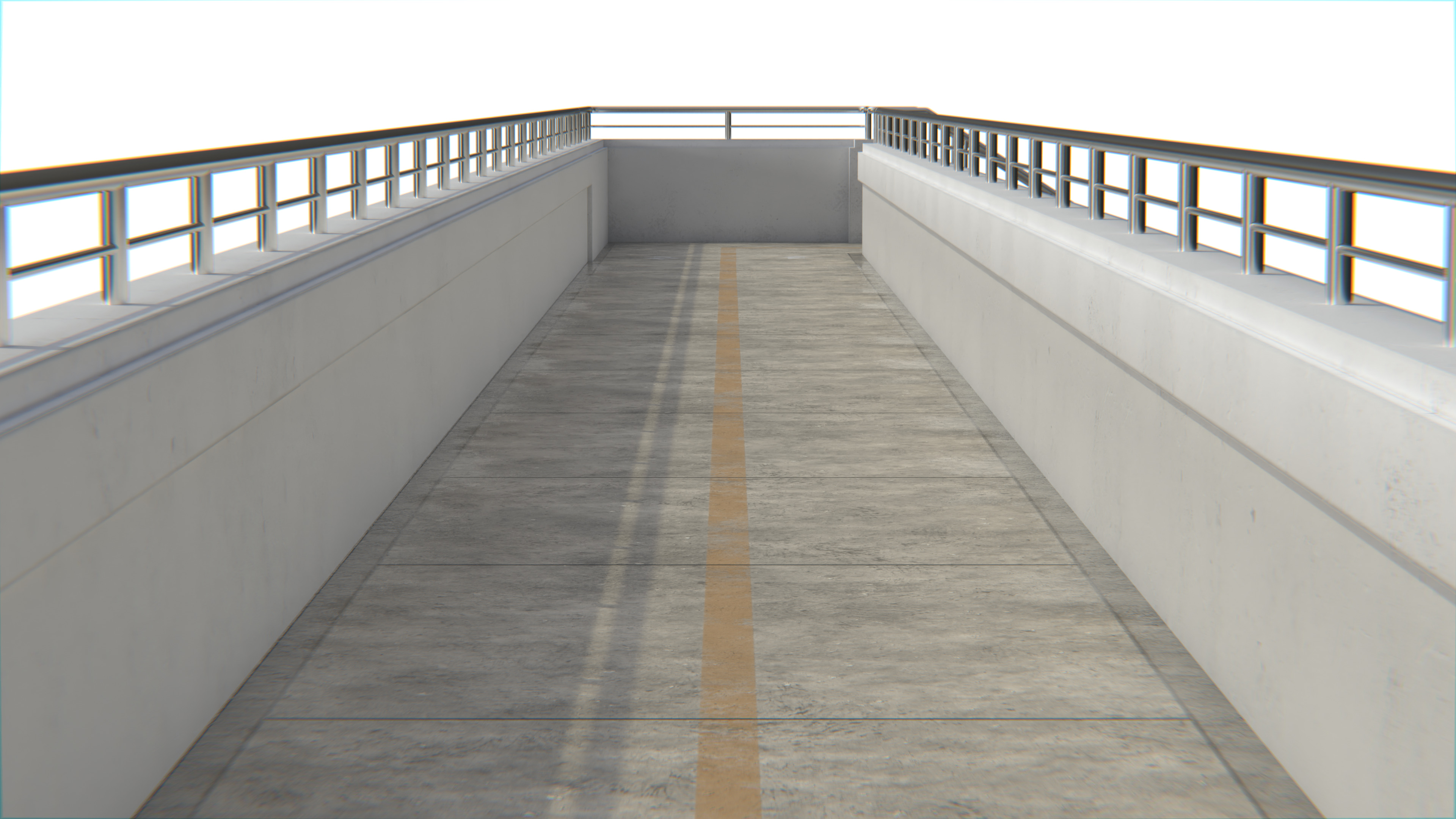 Thai Modular Overpass Bridge Low-poly 3D model_8