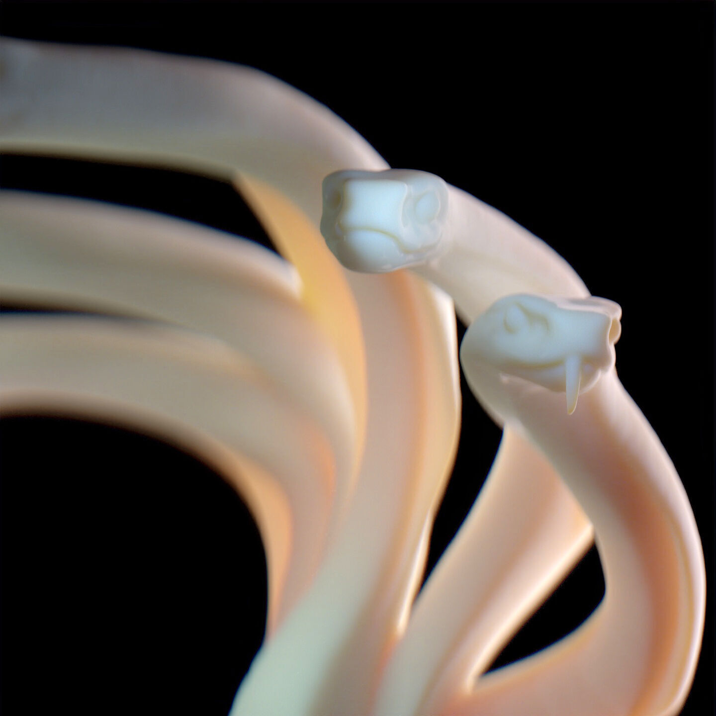 Hydra Snake Multi-Headed Serpent Statue 3D print model_10