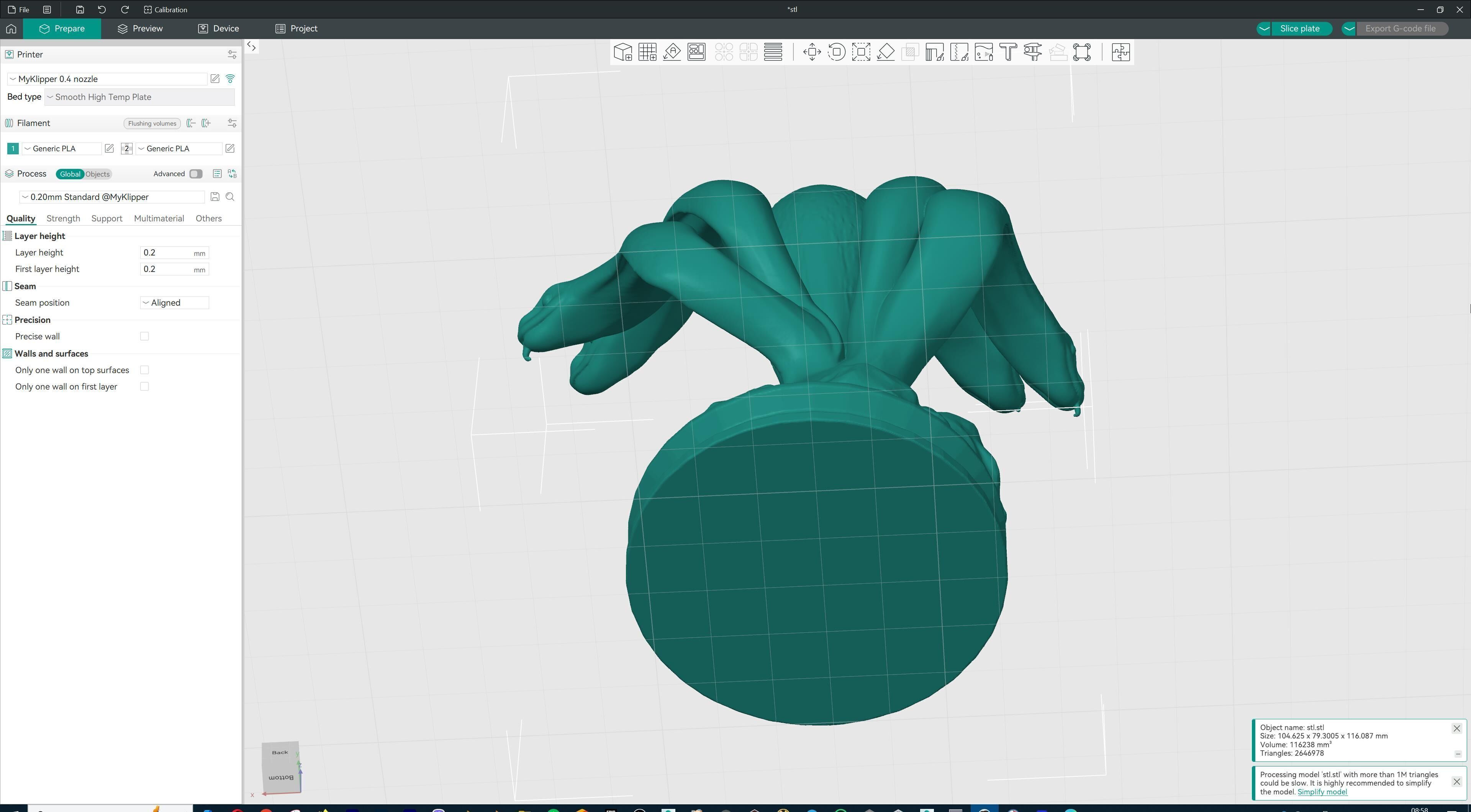 Hydra Snake Multi-Headed Serpent Statue 3D print model_25