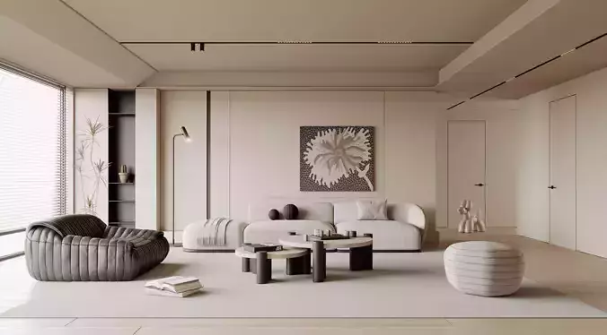 modern living room interior scenes 153