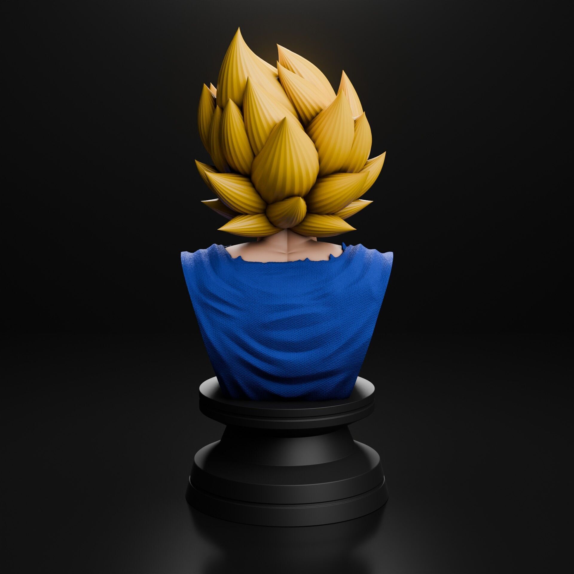 GOKU BUST 3D print model_1