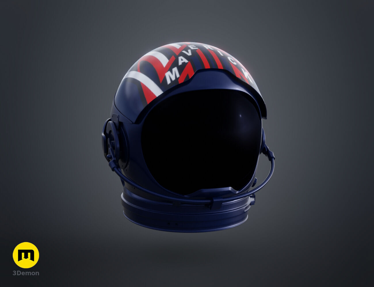 Top Gun Helmet - Maverick 3D print model_3