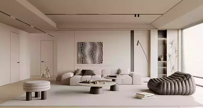 modern living room interior scenes 156 