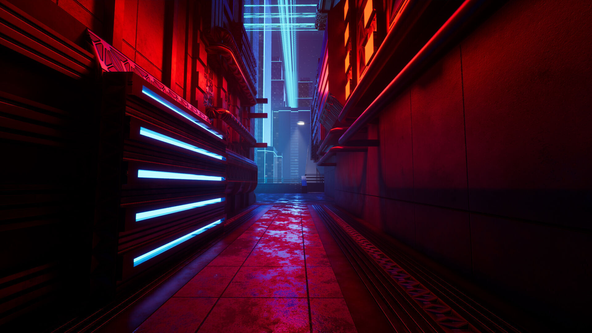 Electric City - Unreal Engine - Low-poly 3D model_18