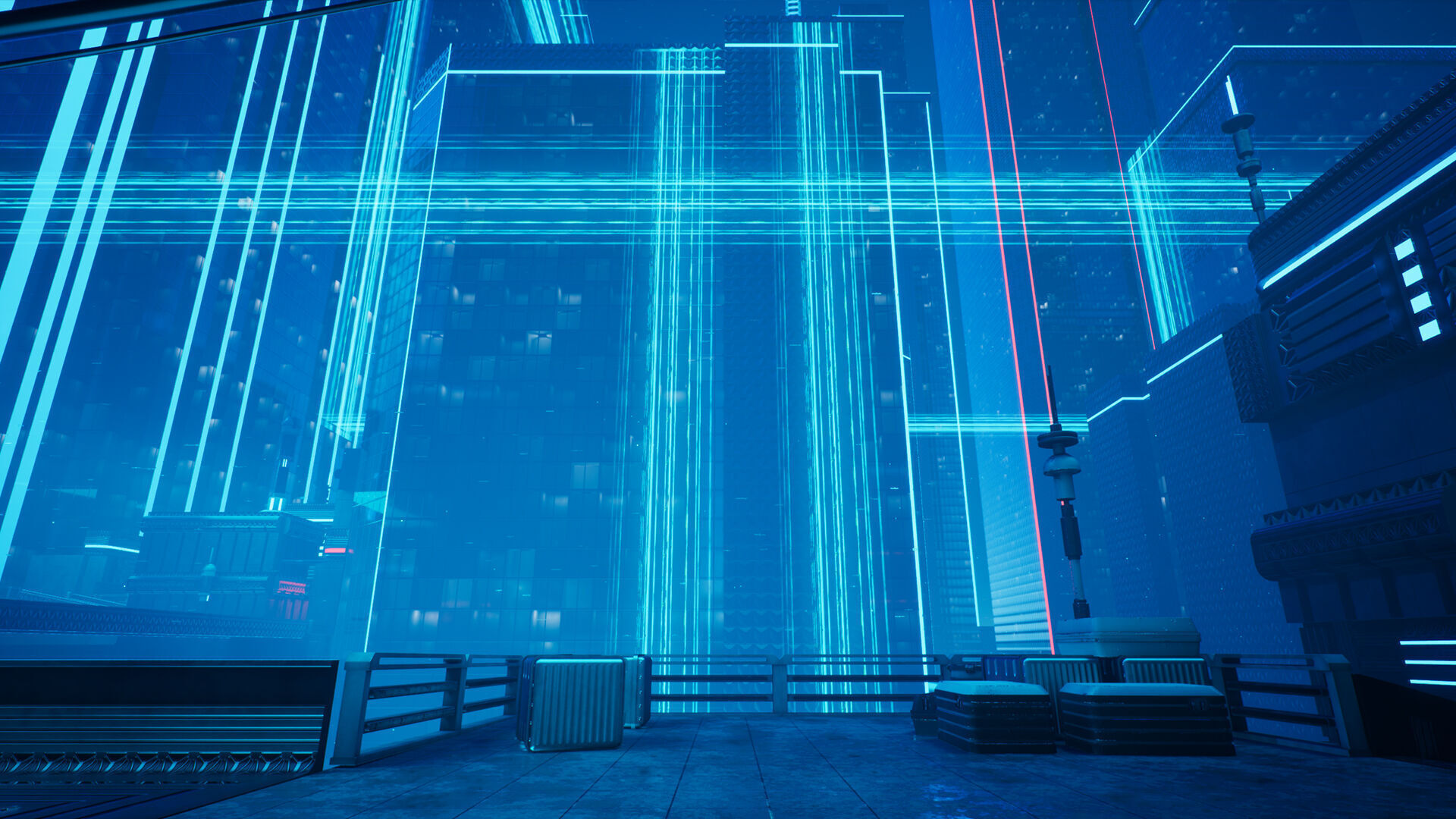 Electric City - Unreal Engine - Low-poly 3D model_10