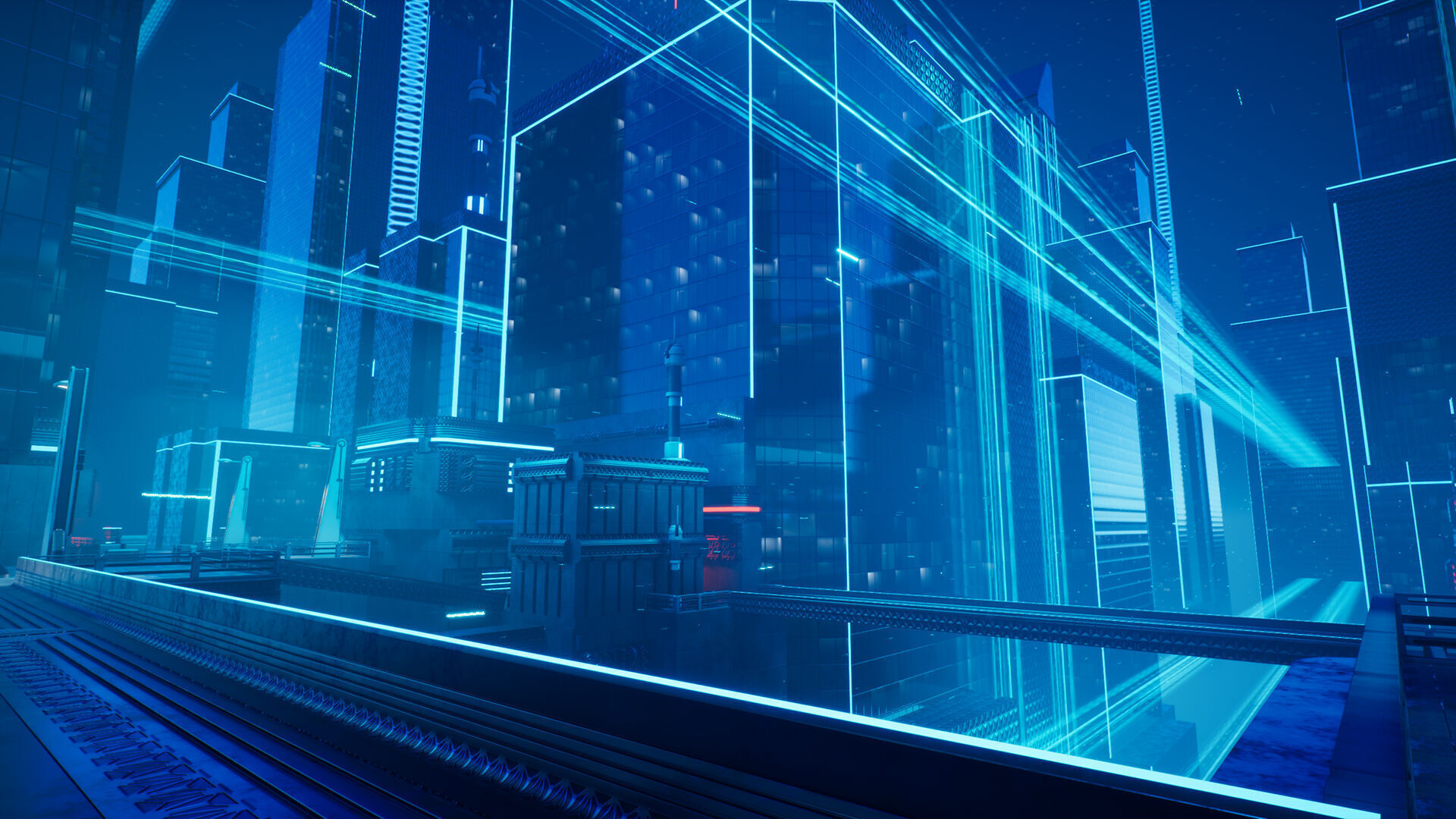 Electric City - Unreal Engine - Low-poly 3D model_21