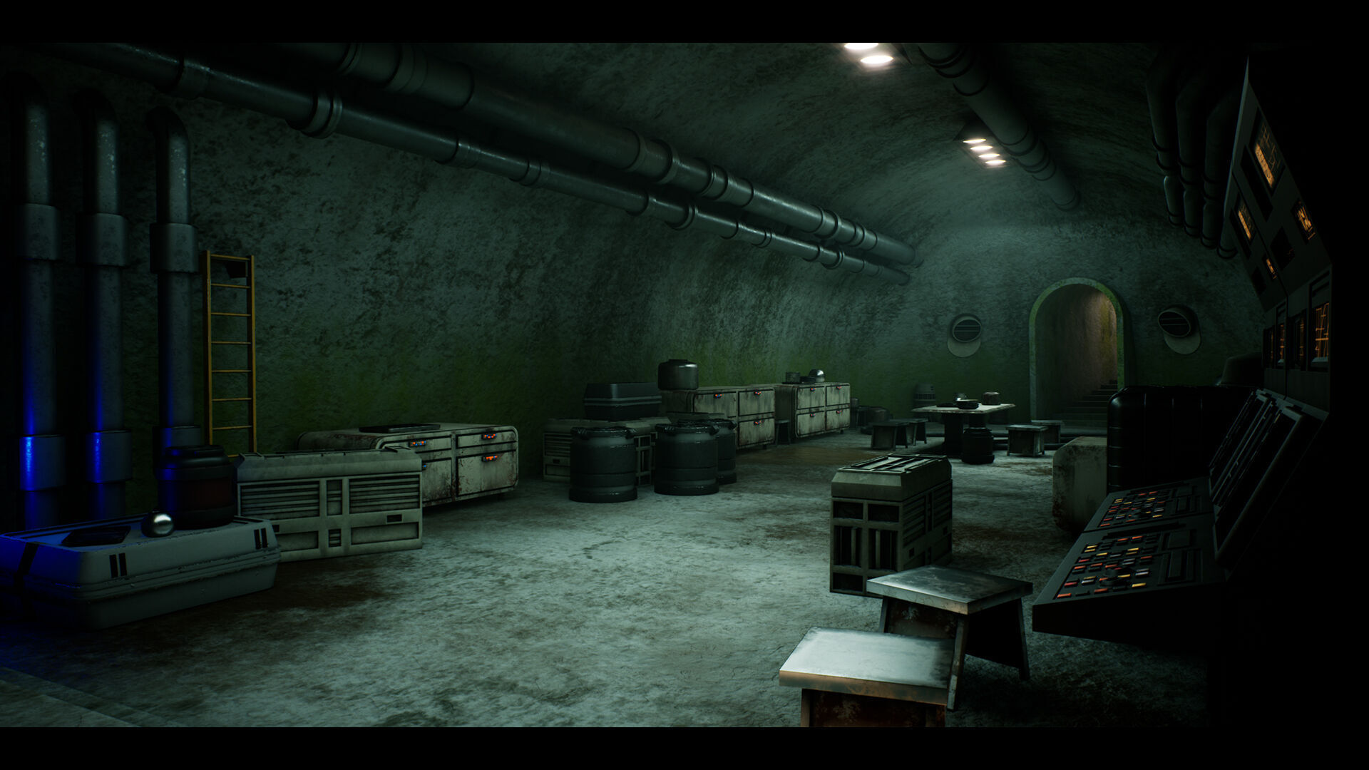 Science FIction Hideout - Unreal Engine - Low-poly 3D model_19