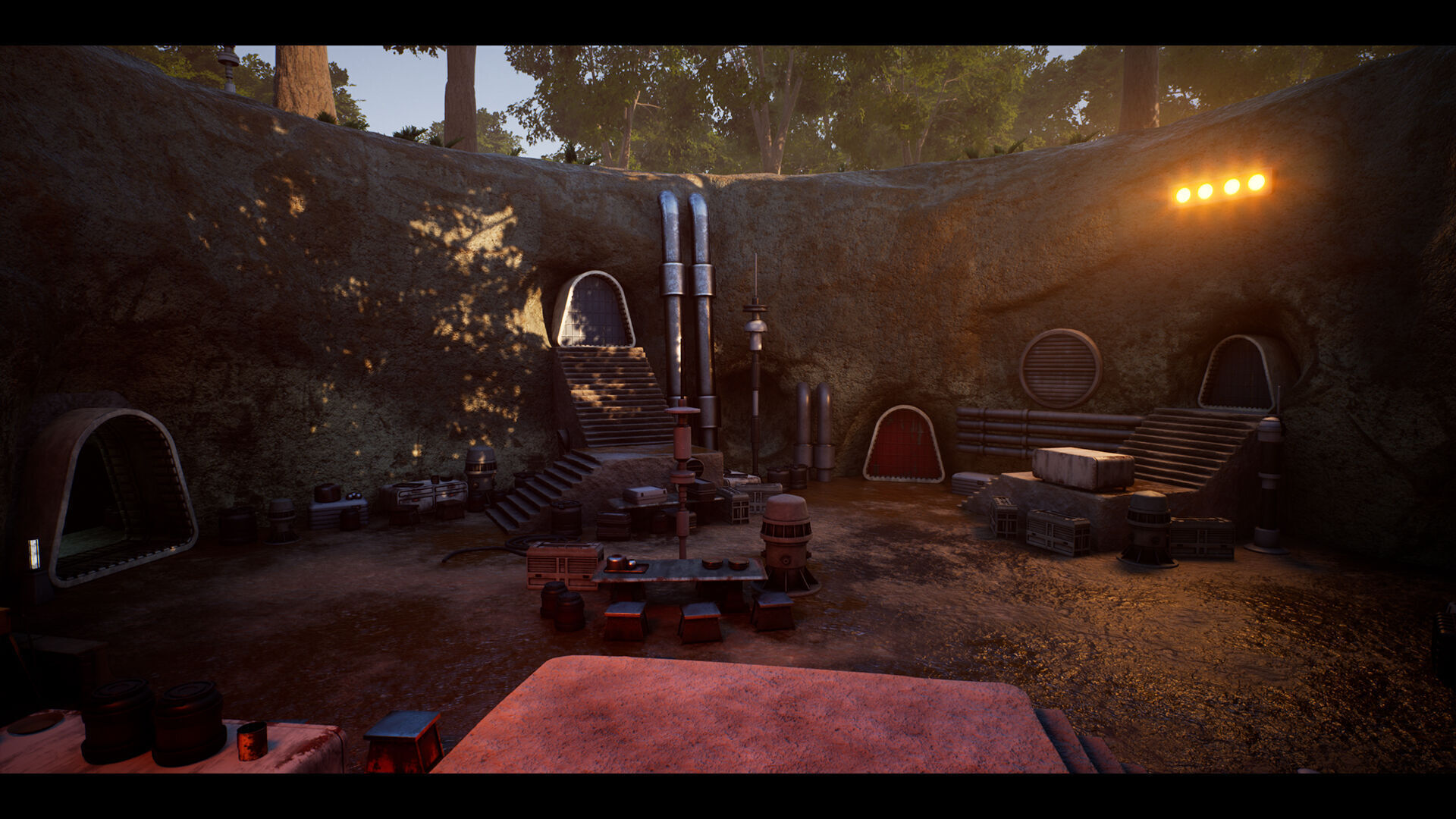 Science FIction Hideout - Unreal Engine - Low-poly 3D model_6