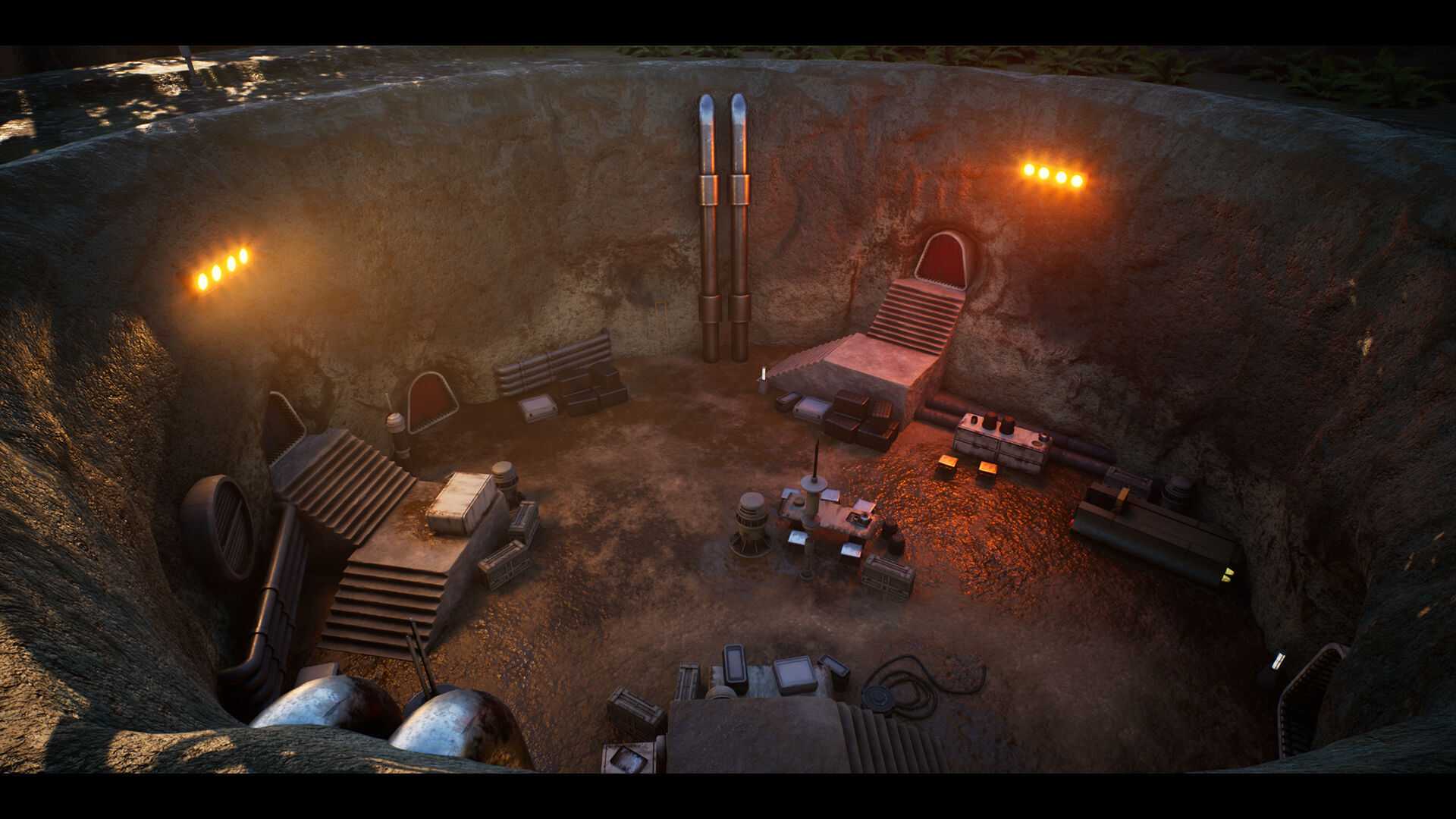 Science FIction Hideout - Unreal Engine - Low-poly 3D model_5