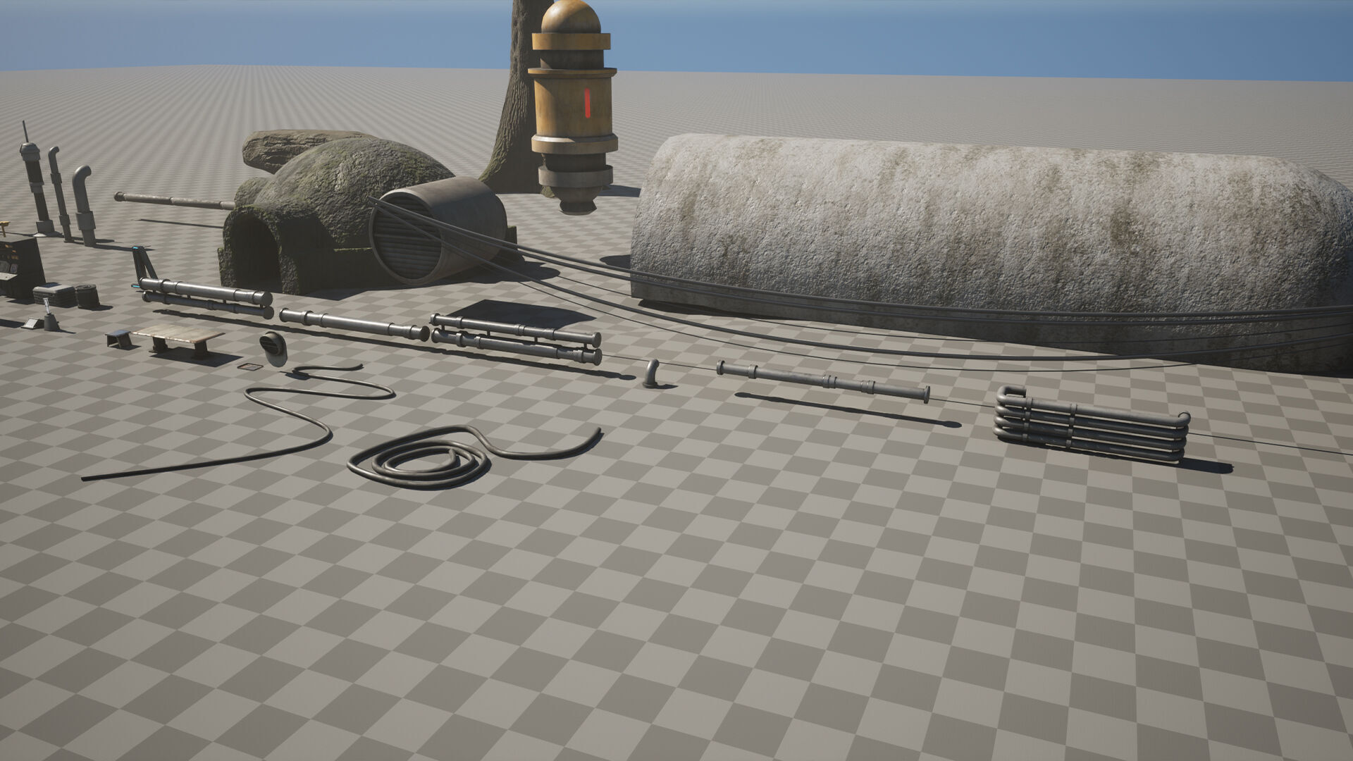 Science FIction Hideout - Unreal Engine - Low-poly 3D model_21