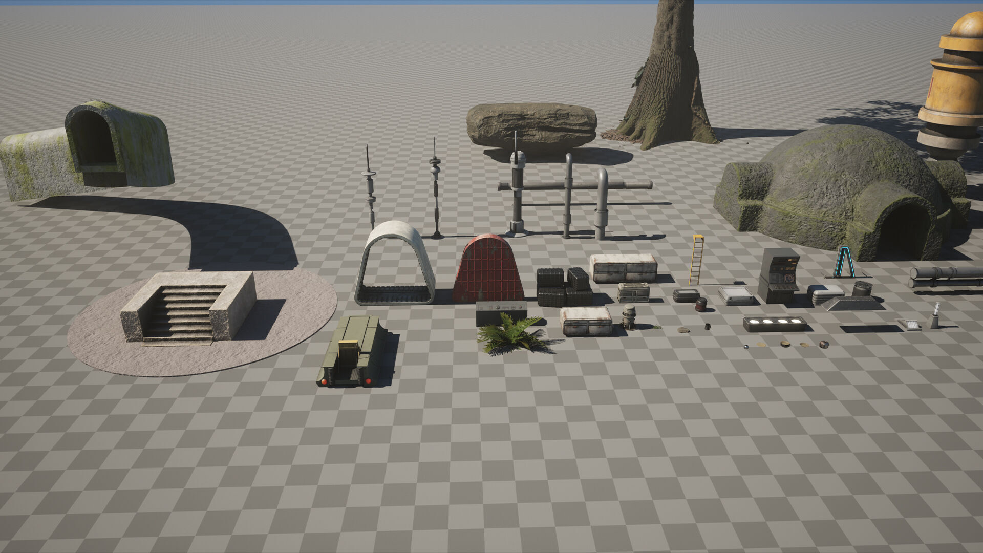 Science FIction Hideout - Unreal Engine - Low-poly 3D model_22