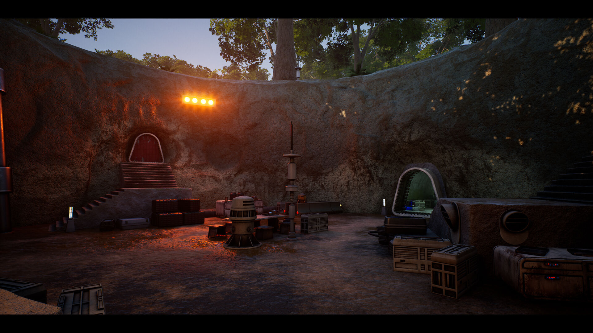 Science FIction Hideout - Unreal Engine - Low-poly 3D model_14