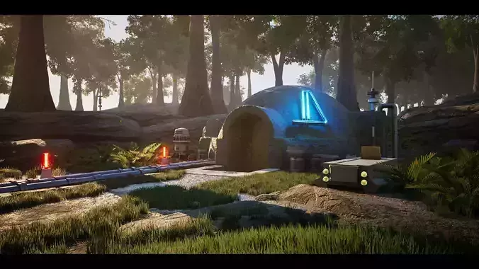 Science FIction Hideout - Unreal Engine -