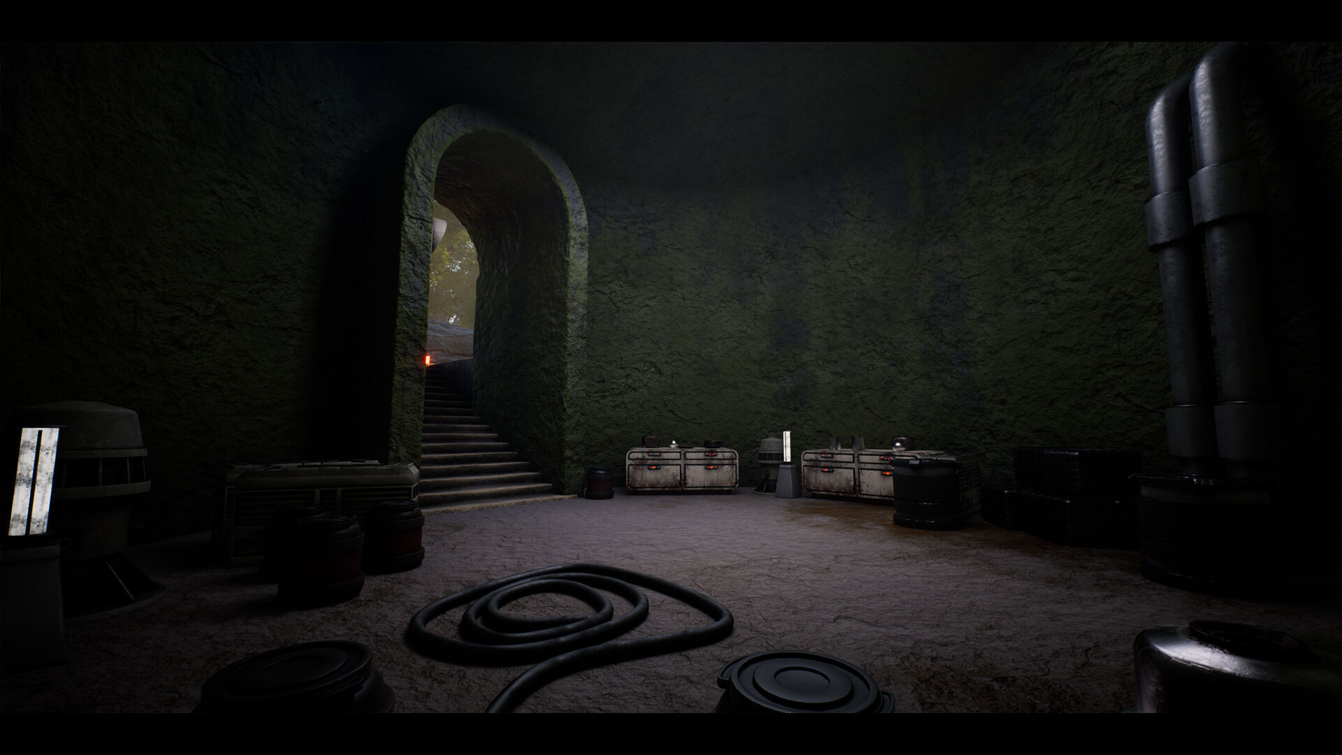 Science FIction Hideout - Unreal Engine - Low-poly 3D model_9