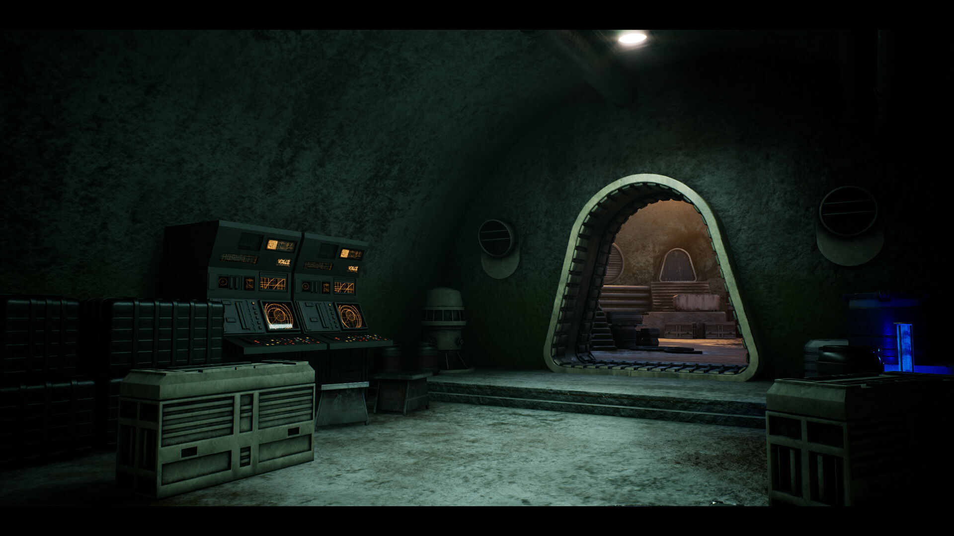 Science FIction Hideout - Unreal Engine - Low-poly 3D model_8