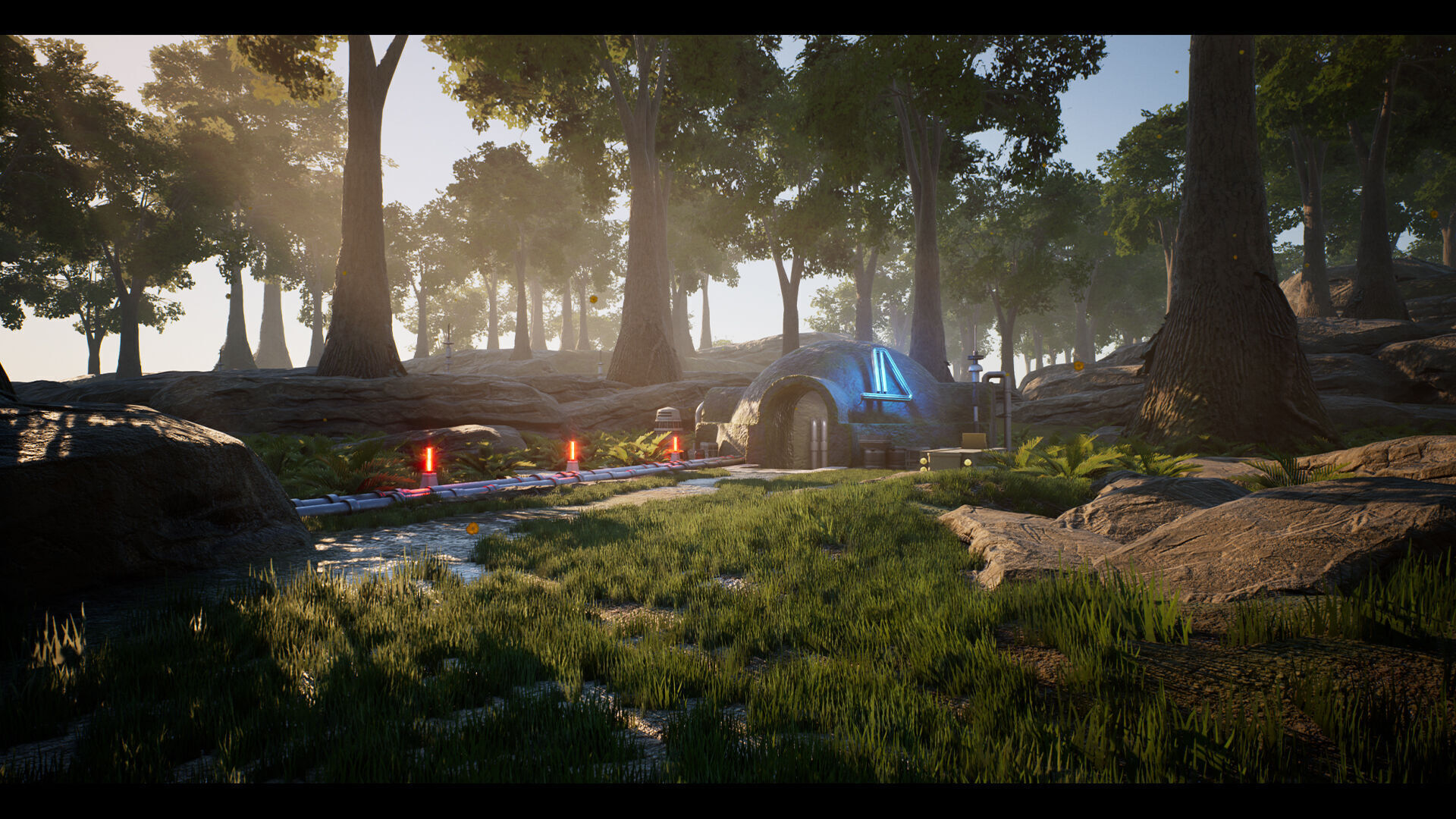 Science FIction Hideout - Unreal Engine - Low-poly 3D model_11