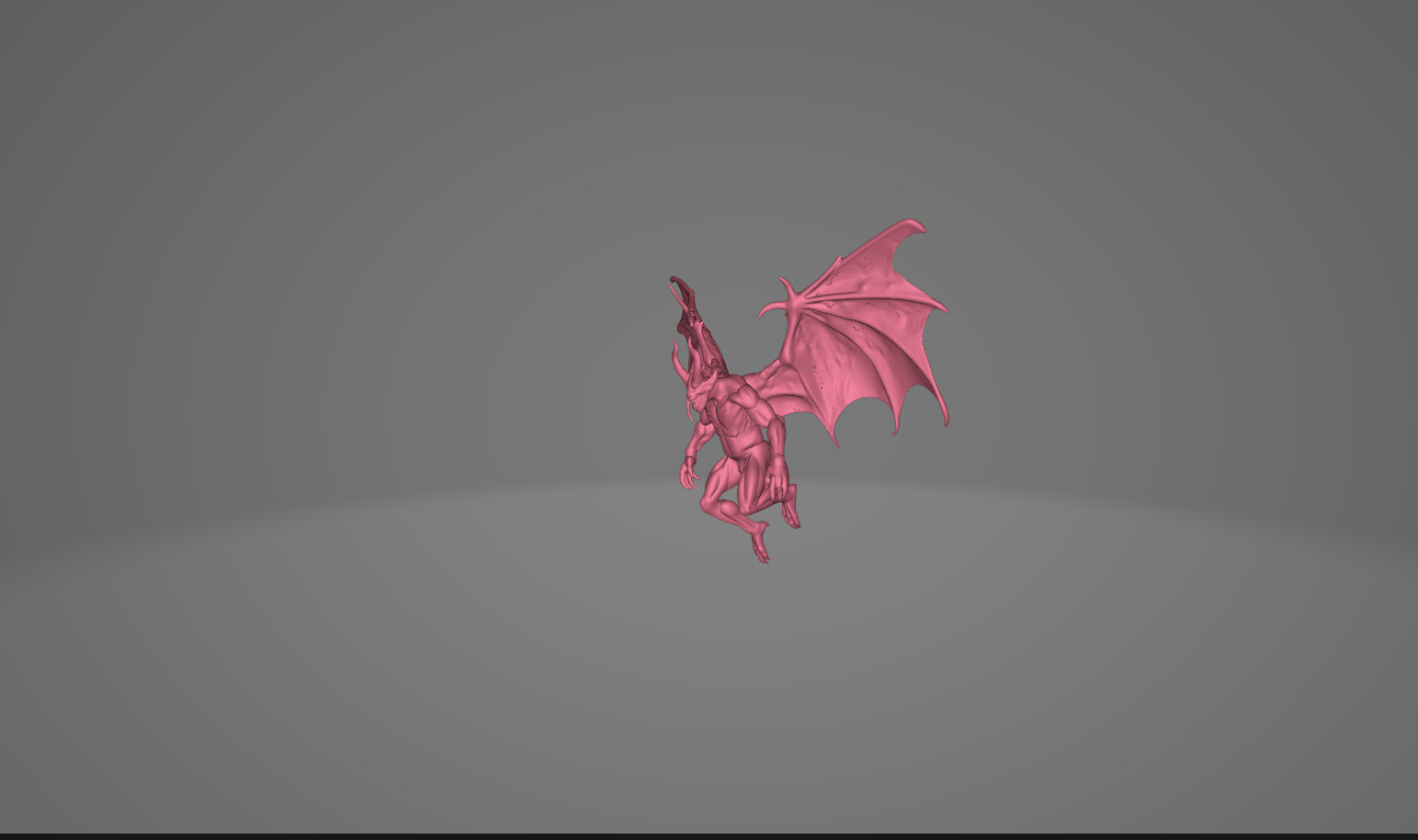 Demonic and Draconic Fantasy Character Lineup Blender 3D Models Low-poly 3D model_48
