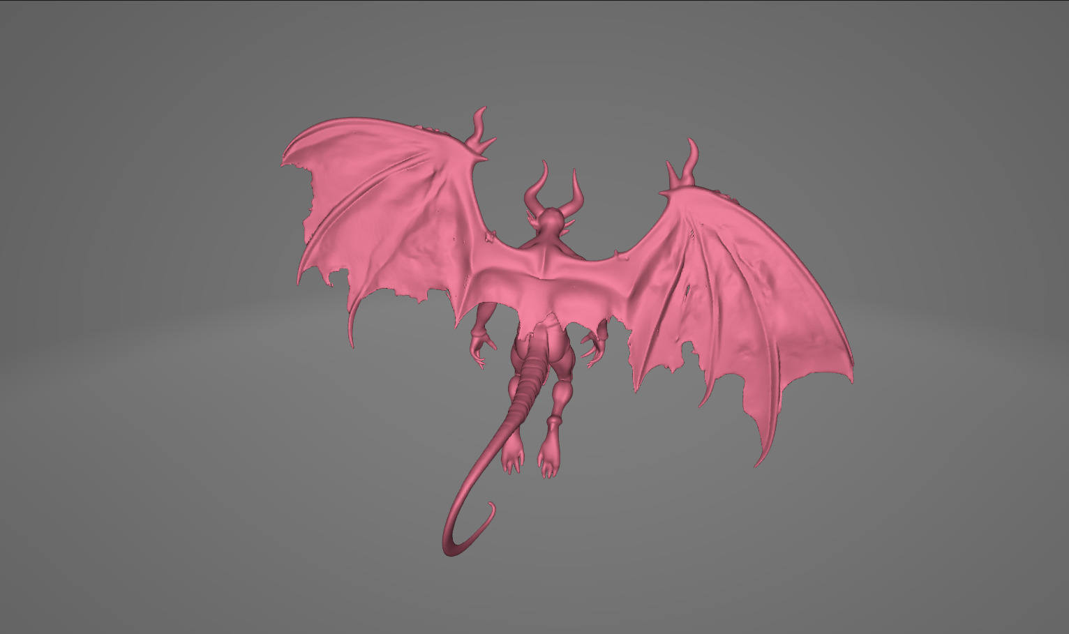 Demonic and Draconic Fantasy Character Lineup Blender 3D Models Low-poly 3D model_24