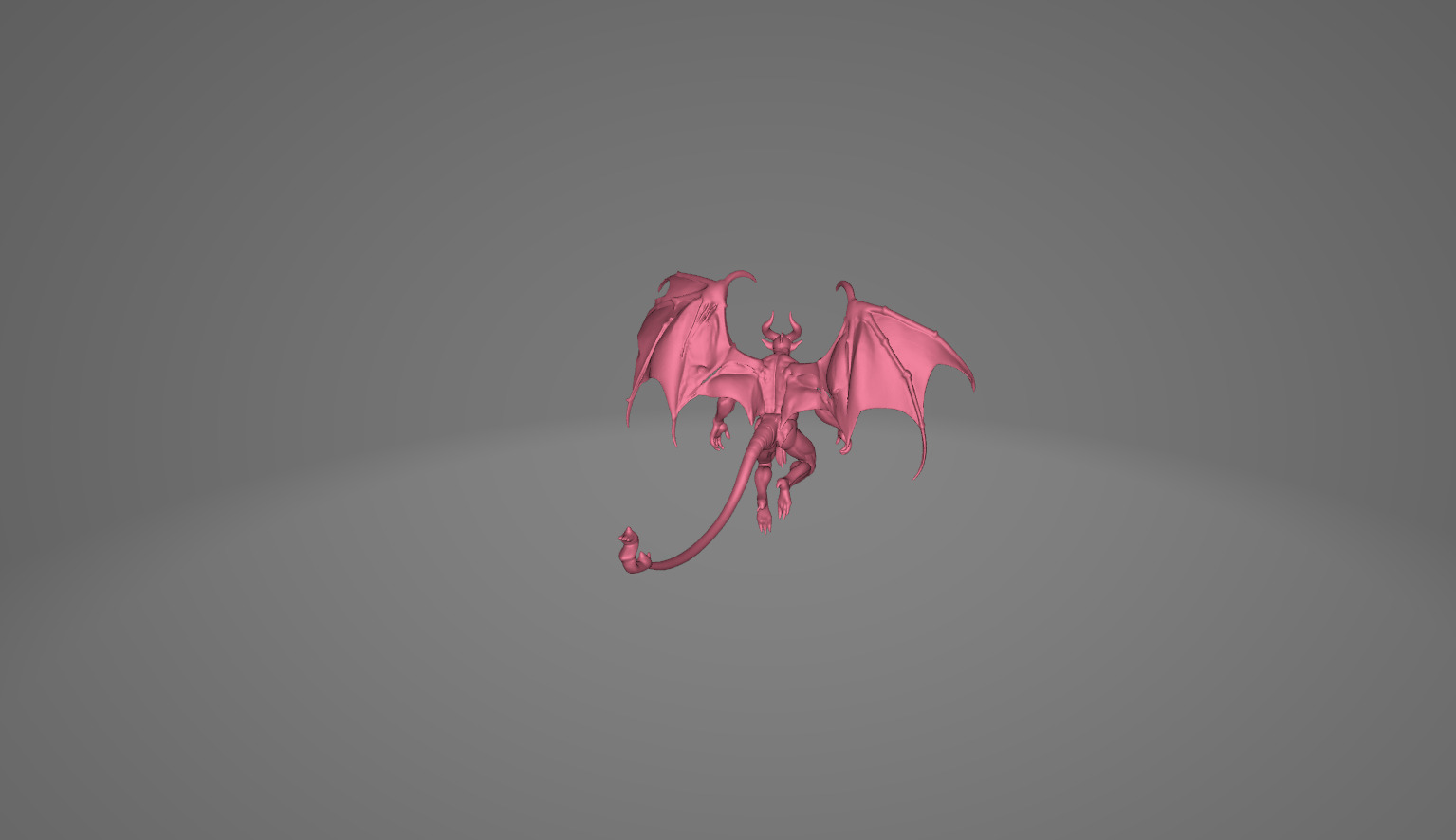 Demonic and Draconic Fantasy Character Lineup Blender 3D Models Low-poly 3D model_9