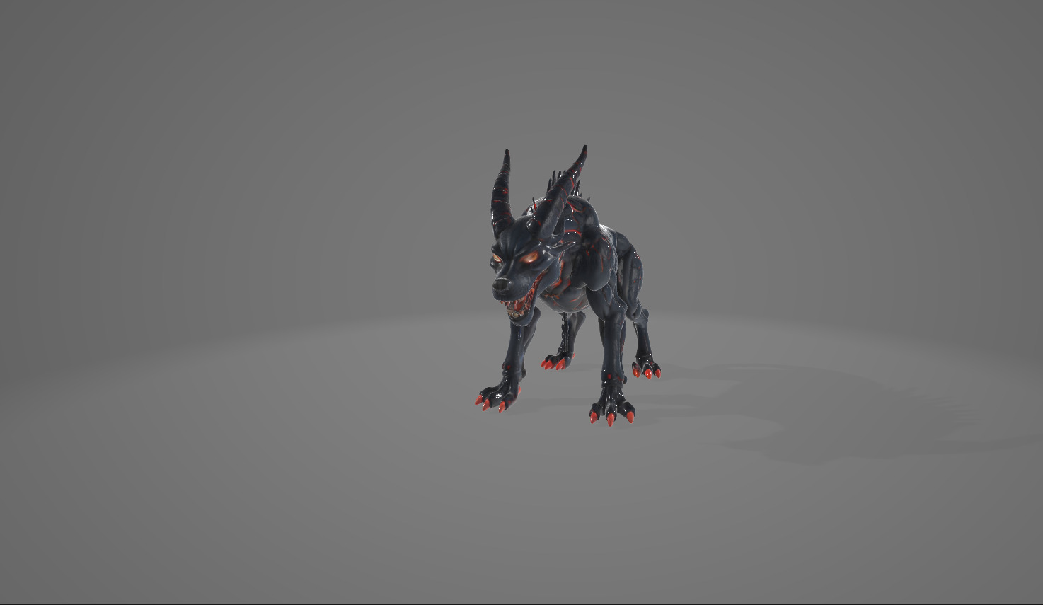 Demonic and Draconic Fantasy Character Lineup Blender 3D Models Low-poly 3D model_38