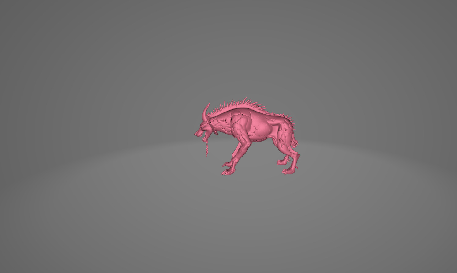 Demonic and Draconic Fantasy Character Lineup Blender 3D Models Low-poly 3D model_36