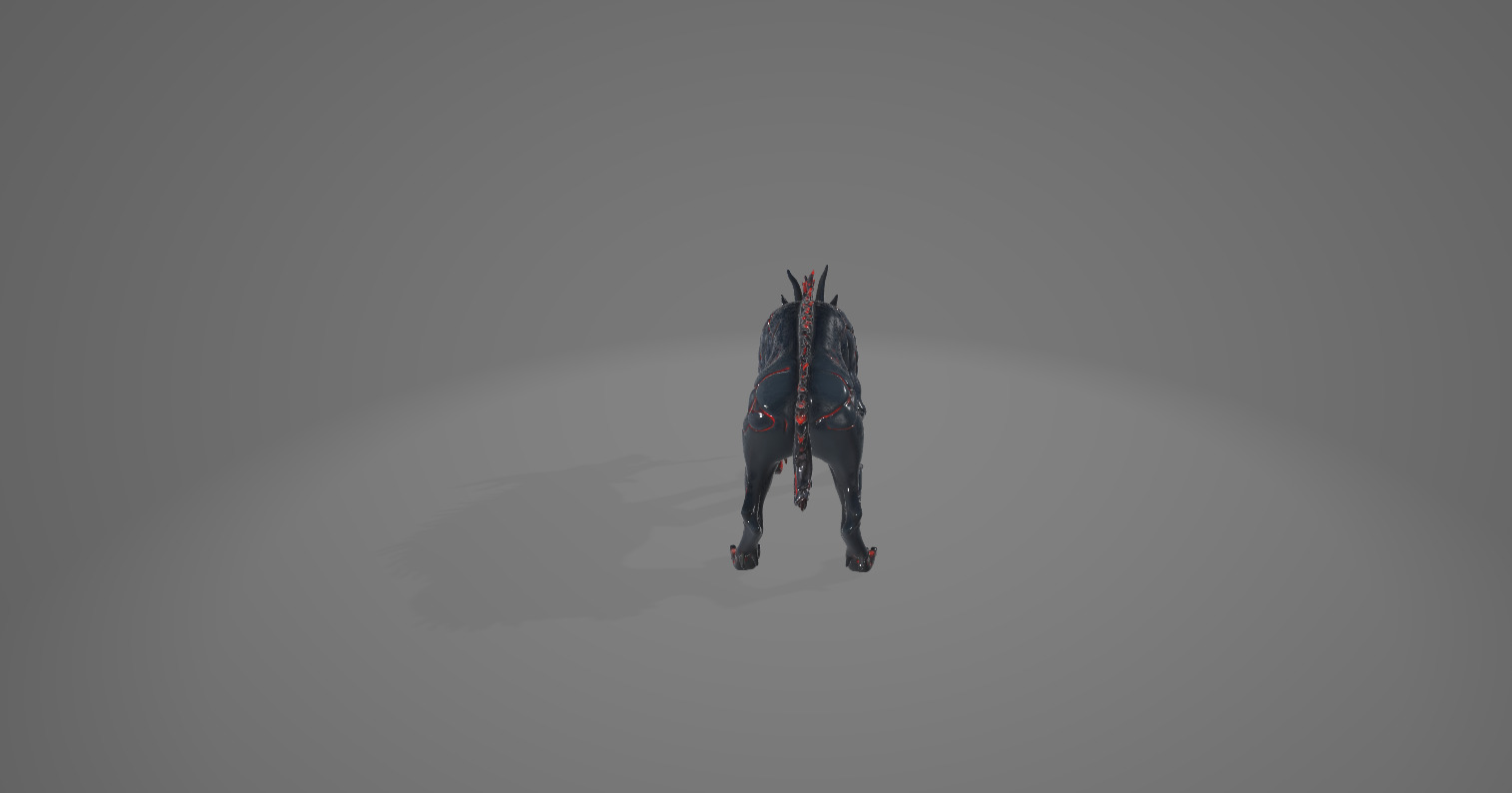 Demonic and Draconic Fantasy Character Lineup Blender 3D Models Low-poly 3D model_31